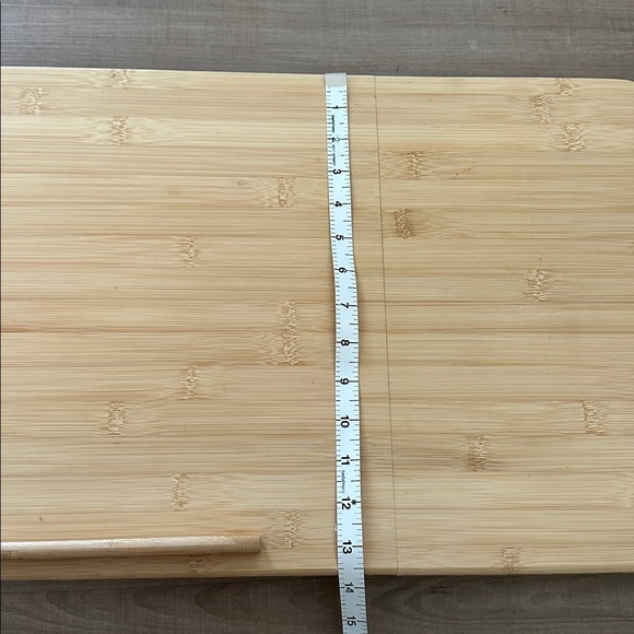 Adjustable Bamboo Laptop Desk with Drawer - Picture 7 of 8